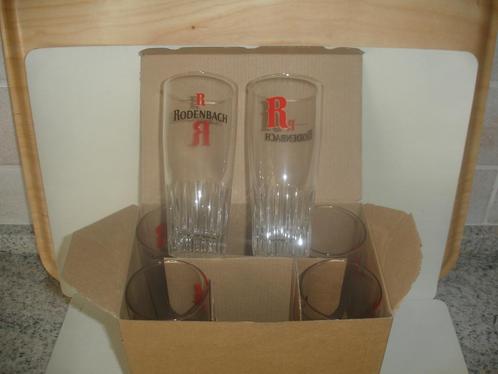 Rodenbach bierglazen ribbel 25cl en rode R, Verzamelen, Biermerken, Nieuw, Glas of Glazen, Overige merken, Ophalen of Verzenden