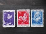 792-794 Jacob Jordaens 1949 MNH, Ophalen of Verzenden, Postfris