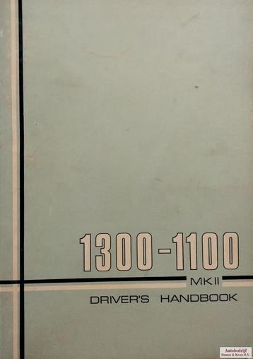 Handboek 1300 - 1100 MKII AKD7098 (Engelstalig)
