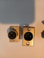 lot Adaptateur XLR 3-pins (m) pour  Châssis, Enlèvement, Neuf