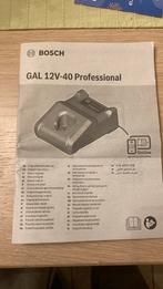 Bosch Blauw GAL 12V-40 Professional acculader voor 12 volt, Enlèvement ou Envoi, Neuf, Autres types