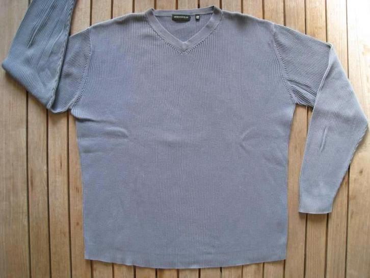 Trui heren, 100% katoen, blauw, V-hals, medium, Springfield, Kleding | Heren, Truien en Vesten, Blauw, Ophalen