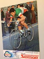 Wielerkaart 1976 team Sanson francesco moser signe, Ophalen of Verzenden, Zo goed als nieuw