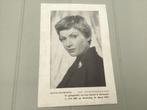 Chromo prent RUTH LEEUWERIK bezoek Antwerpen 1957, Ophalen of Verzenden, Gebruikt, Prent