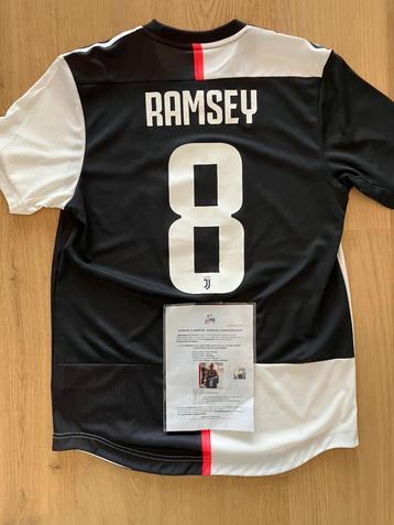 Matchworn shirt Aaron Ramsey - Juventus - incl. COA beschikbaar voor biedingen