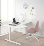 IKEA BEKANT Hoekbureau – 160x110cm, Huis en Inrichting, Bureaus, Ophalen, In hoogte verstelbaar, Zo goed als nieuw, Bureau
