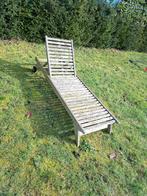 Ligbed, Tuin en Terras, Ophalen, Gebruikt, Hout, Verrijdbaar