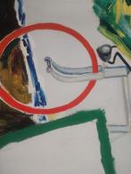 R. Raveel fiets tegen de muur zeer grote druk, Ophalen of Verzenden