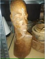beau buste bois d Afrique, Antiquités & Art, Enlèvement ou Envoi