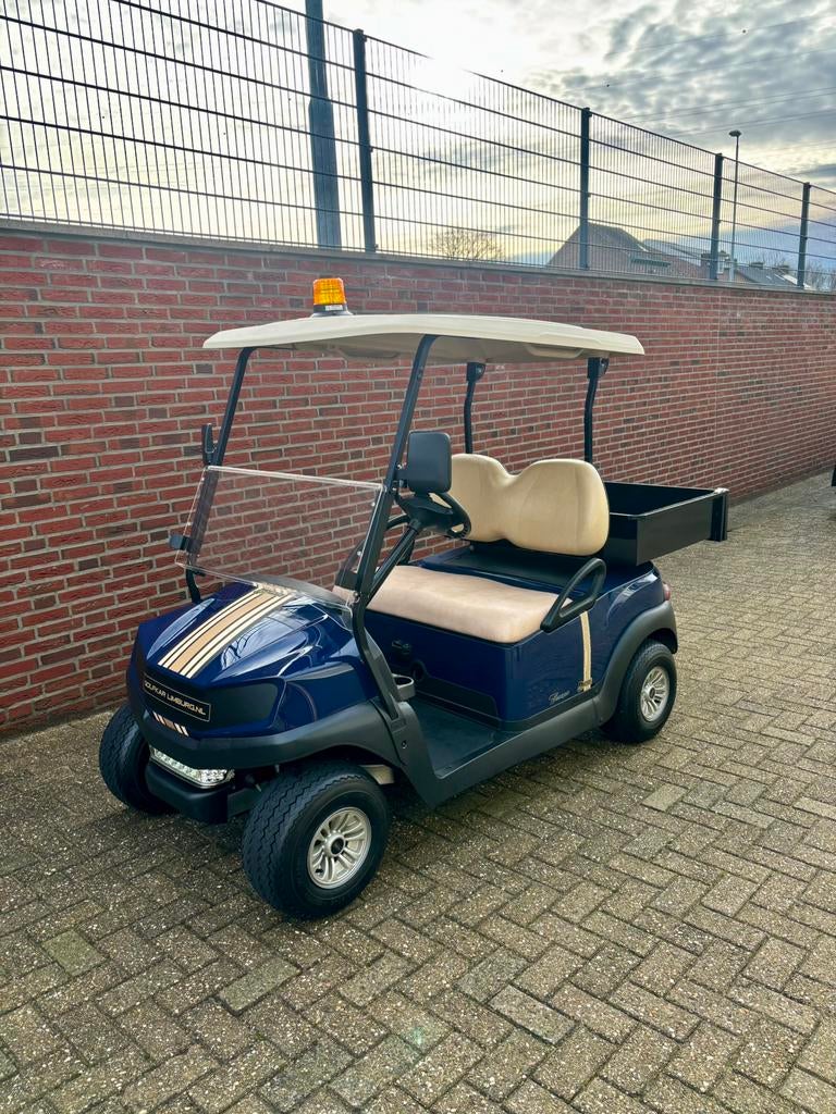 Prachtige Elektrische Golfkar Club Car Tempo met Werkbak, Sport en Fitness, Golf, Zo goed als nieuw, Golfkar, Overige merken, Ophalen of Verzenden