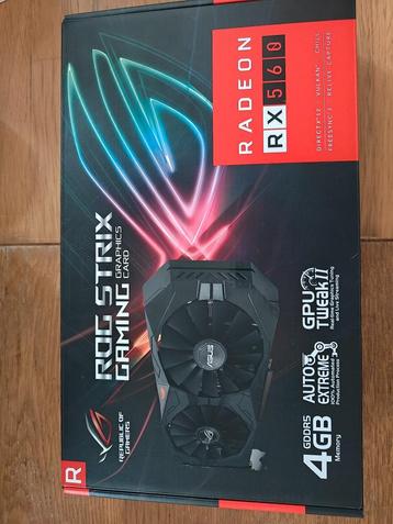 ASUS ROG Strix Radeon RX 560 4GB GDDR5 V2 beschikbaar voor biedingen
