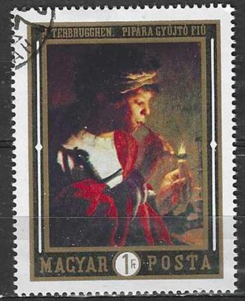 Hongarije 1969 - Yvert 2085 - Jonge man met pijp (ST) beschikbaar voor biedingen