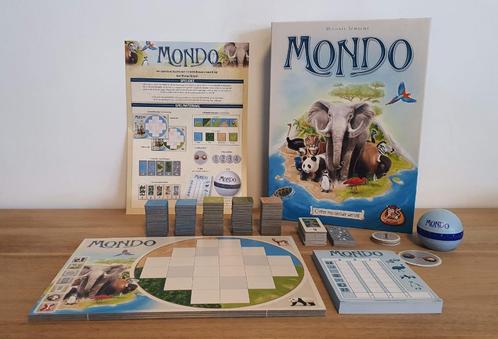 Boardgame - Mondo, Hobby en Vrije tijd, Gezelschapsspellen | Bordspellen, Zo goed als nieuw, Een of twee spelers, Drie of vier spelers