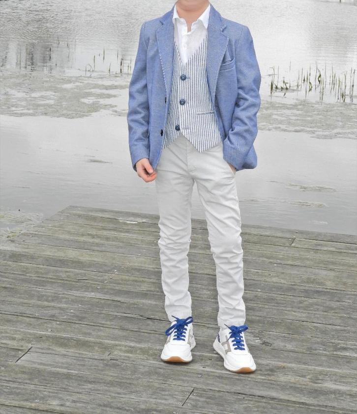 Communiekledij jongen, Eerste Communie, 8 jaar, Scapa, Enfants & Bébés, Vêtements enfant | Taille 128, Comme neuf, Garçon, Ensemble