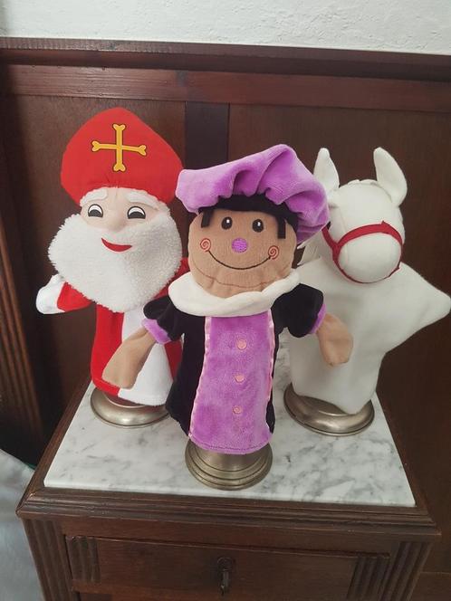 Sinterklaas en zwarte Piet en paard van Sinterklaas, Diversen, Sinterklaas, Zo goed als nieuw, Ophalen of Verzenden