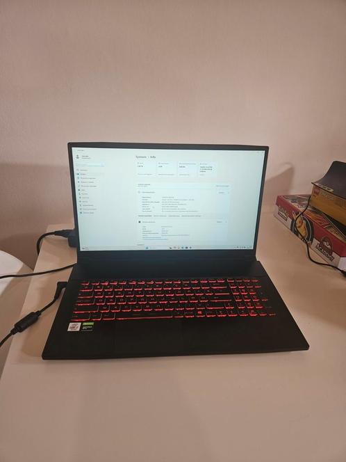 Msi / 17 inch / i7 /8GB /512 ssd+1TB hdd/nvidia1650ti/ win11, Computers en Software, Windows Laptops, Zo goed als nieuw, 17 inch of meer