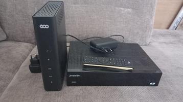 VOO-kabelbox en -modem beschikbaar voor biedingen