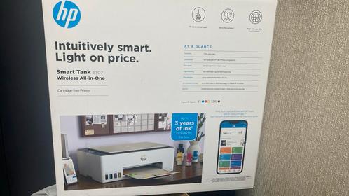 NIEUW - HP Smart Tank 5107 All-in-One-printer, Computers en Software, Printers, Nieuw, Printer, Inkjetprinter, Scannen, Ingebouwde Wi-Fi