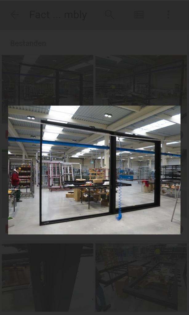 Nieuw aluminum schuifraam, Doe-het-zelf en Bouw, Raamkozijnen en Schuifdeuren, Raamkozijn, Ophalen