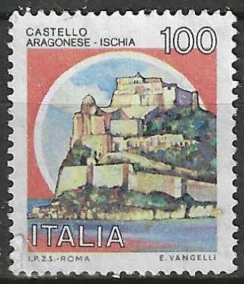 Italie 1980 - Yvert 1447 - Castello Aragonese - Ischia (ST), Timbres & Monnaies, Timbres | Europe | Italie, Affranchi, Envoi