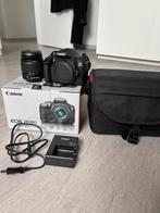 CANON EOS 2000D inclusief bijkomende lens en schoudertas, Audio, Tv en Foto, Fotocamera's Digitaal, Ophalen, Spiegelreflex, Canon