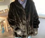 imitatiebont jas (42/44), Kleding | Dames, Ophalen, Gedragen, Maat 42/44 (L), Bruin