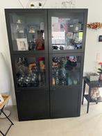 Vitrinekast, Huis en Inrichting, Kasten | Vitrinekasten, Ophalen, 100 tot 150 cm, 200 cm of meer, Eikenhout