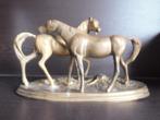 Bronzen sculptuur paarden Bayre 1886, Ophalen of Verzenden, Brons
