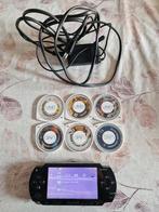 Playstation Portable met 6 games te koop., Games en Spelcomputers, Spelcomputers | Sony PSP, Ophalen, Zo goed als nieuw
