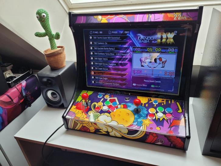 Arcade Bartop Met Pandora Saga DX Plus Game Box, Games en Spelcomputers, Games | Overige, Zo goed als nieuw, Overige genres, 2 spelers