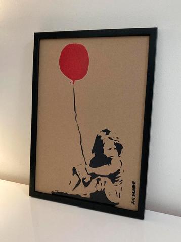 BANKSY: ingelijst werk beperkt tot 50 exemplaren beschikbaar voor biedingen