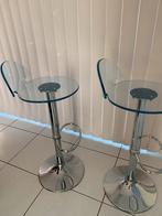 2 barstoelen, Ophalen, Kunststof, Gebruikt, 60 tot 90 cm