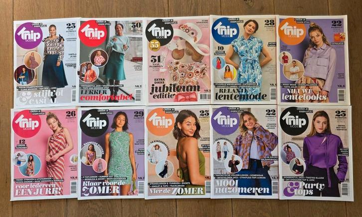 Jaargang 2024 KNIP MODE NIEUW nrs 1-9 +11, Boeken, Tijdschriften en Kranten, Nieuw, Ophalen of Verzenden