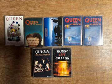 7 cassette audio queen disponible aux enchères