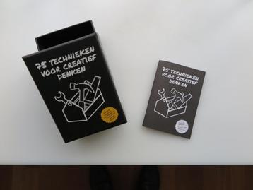 management kaartspel 75 technieken voor creatief denken  beschikbaar voor biedingen