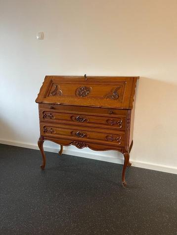 Secretaire Brocante Vintage Antiek Bureau opbergkast kastje beschikbaar voor biedingen