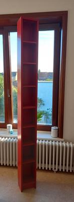 Étagère de rangement IKEA Benno DVD/CD de couleur rouge, Enlèvement, Utilisé, CD