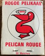 ROODE PELIKAAN/lucifer verpakking, Ophalen of Verzenden, Zo goed als nieuw, Verpakking