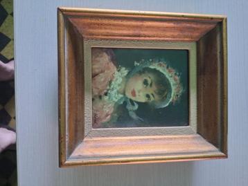 Vintage schilderijtje - Honé beschikbaar voor biedingen