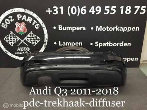 Audi Q3 achterbumper 2011 2012 2013 2014 2015 2016 2017 2018, Auto-onderdelen, Carrosserie, Bumper, Achter, Gebruikt, Ophalen of Verzenden