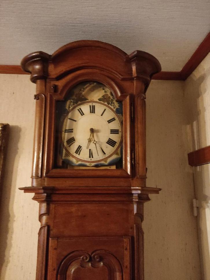 1 très belle horloge de parquet en chêne, Antiek en Kunst, Antiek | Klokken, Ophalen