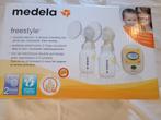 dubbele elektrische borstkolf medela freestlye + extra's, Ophalen, Gebruikt, Borstkolf
