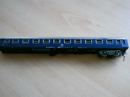 Rijtuig Jouef DB blauw 51 80 1-70 38-4 Aum defect, Hobby en Vrije tijd, Modeltreinen | H0, Gebruikt, Wagon, Gelijkstroom, Jouef