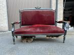 Antieke Sofa jaren 1880 (zwart), Antiek en Kunst, Ophalen