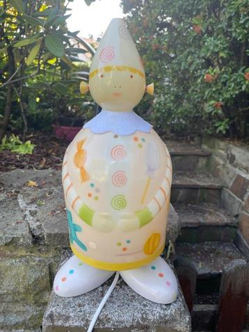 Lampe de chevet pour enfant un clown  beschikbaar voor biedingen