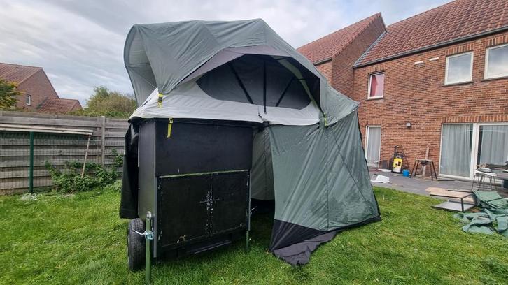 Remorque camping tente de toit, Caravanes & Camping, Tentes, Comme neuf, Enlèvement