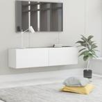 Tv-meubel 120x30x30 cm bewerkt hout wit, Ophalen, Overige materialen, 100 tot 150 cm, Nieuw