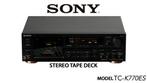 SONY K770ES (NIEUWSTAAT!), Audio, Tv en Foto, Cassettedecks, Ophalen, Enkel, Sony, High speed dubbing