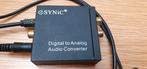 Esynic Digital SPDIF digital to analog Audio converter, TV, Hi-fi & Vidéo, Convertisseurs, Comme neuf, Enlèvement ou Envoi