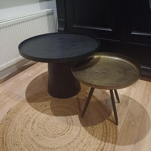 Hippe salontafel set, Huis en Inrichting, Tafels | Salontafels, Rond, Ophalen